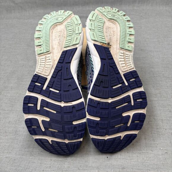 Brooks Adrenaline GTS 21 Shoes Purple White Mesh Running Sneaker Size 10 - Picture 7 of 10